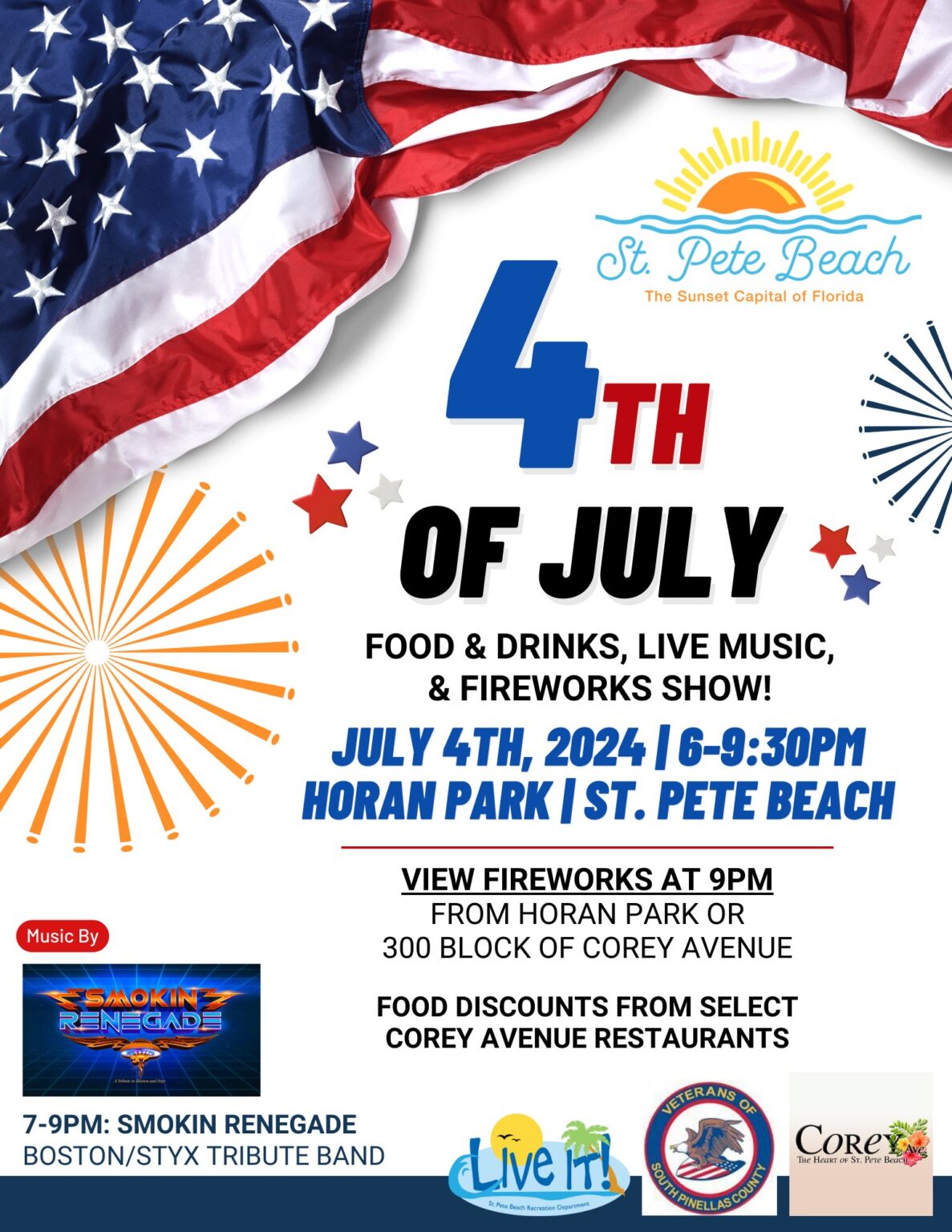 4th Of July In St Pete: Independence Day Firework Celebrations ...